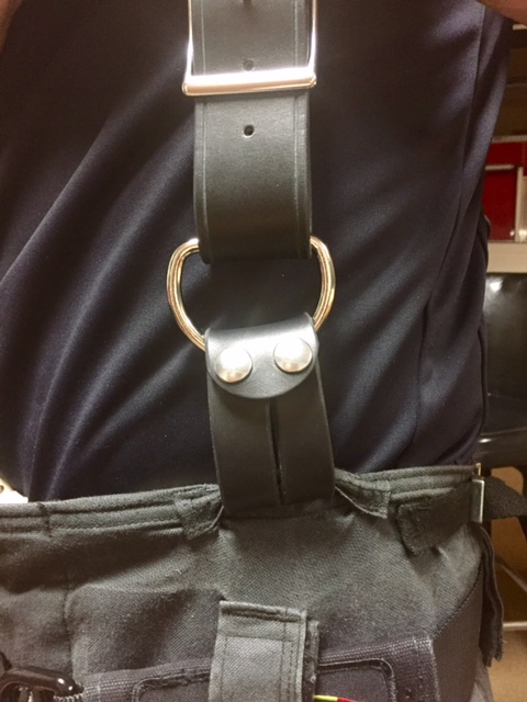 Leather Turnout Gear Suspenders